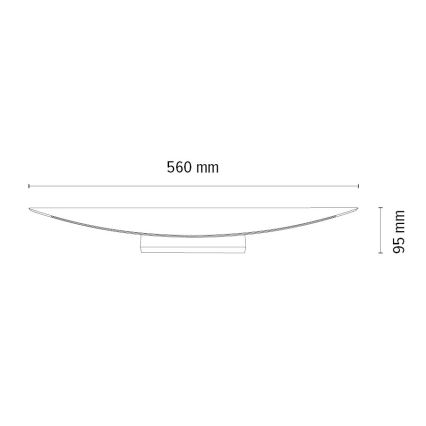 LED Dimmable wall light DUBAI LED/6,5W/230V oak – FSC certified