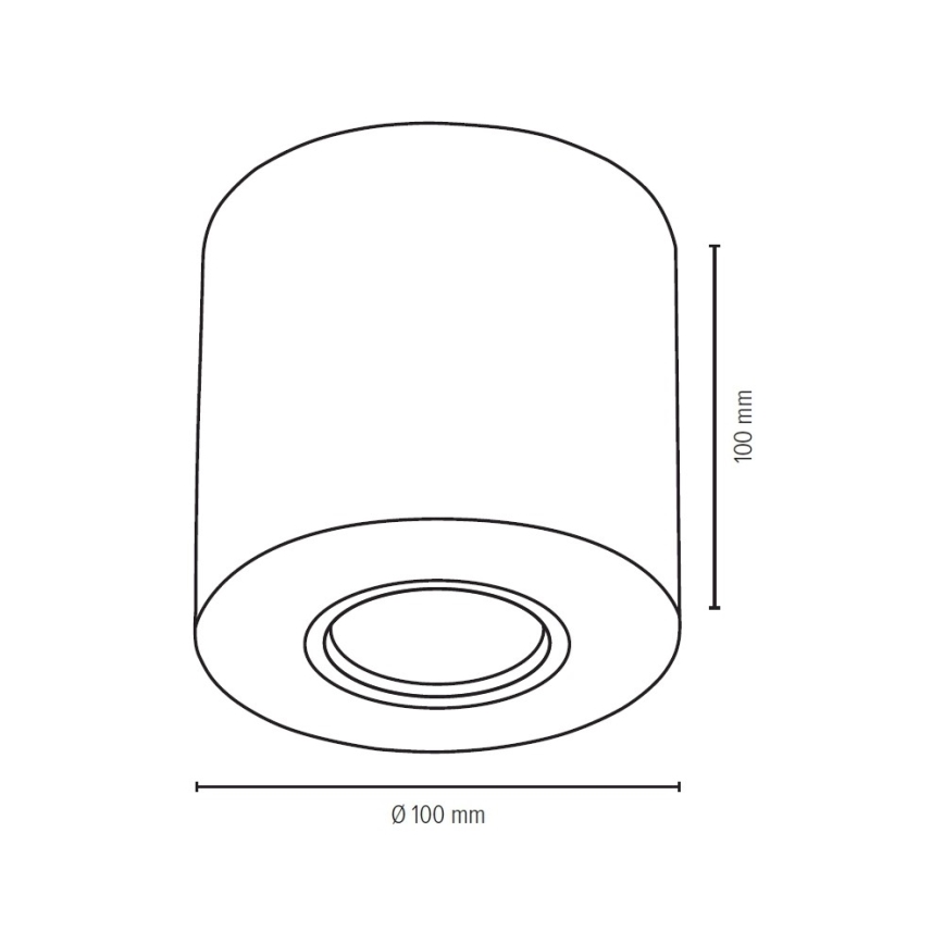 Ceiling light WOODDREAM 1xGU10/6W/230V oak - FSC certified