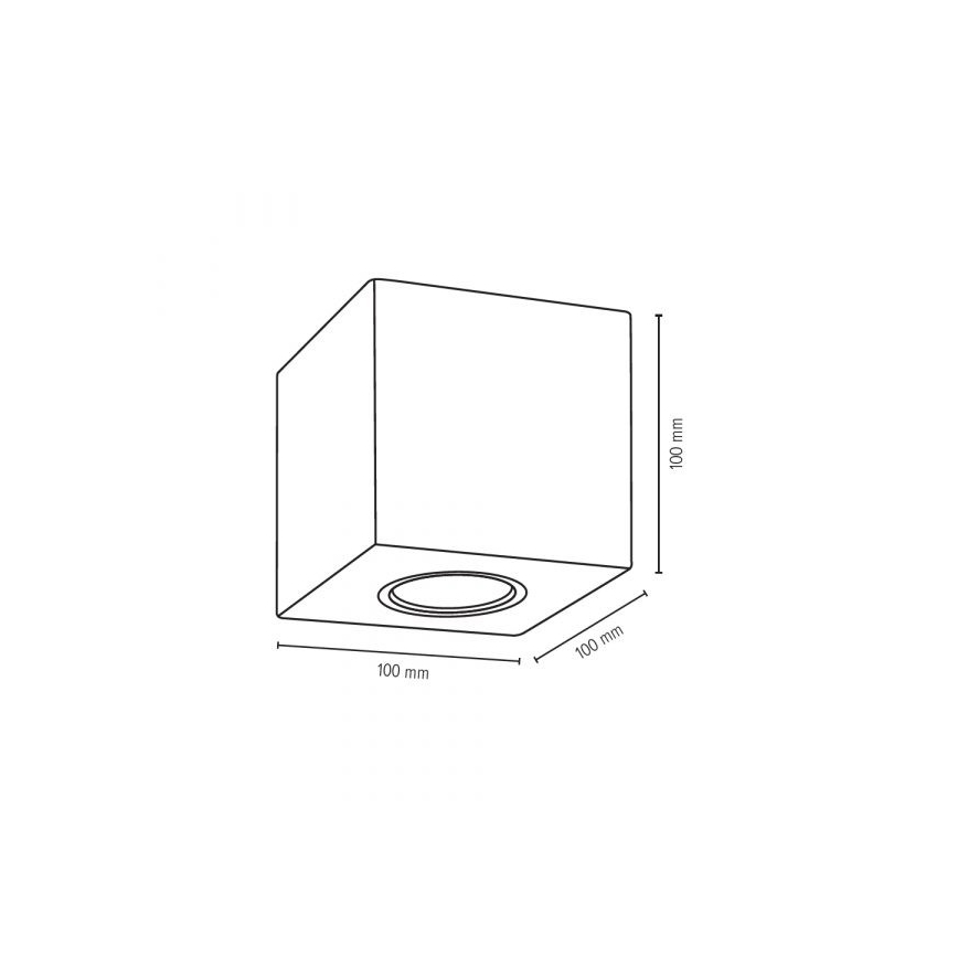 Ceiling light CONCRETEDREAM 1xGU10/6W/230V concrete