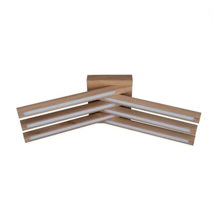 LED Surface-mounted chandelier LINUS 6xLED/4,5W/230V matte oak