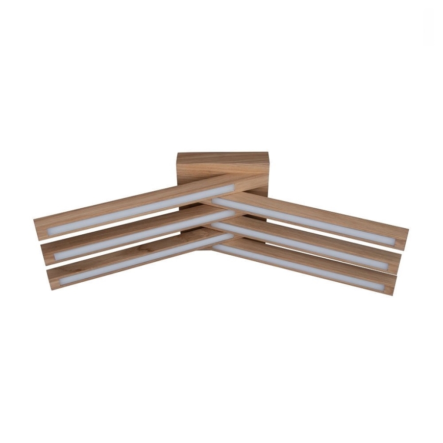 LED Surface-mounted chandelier LINUS 6xLED/4,5W/230V matte oak