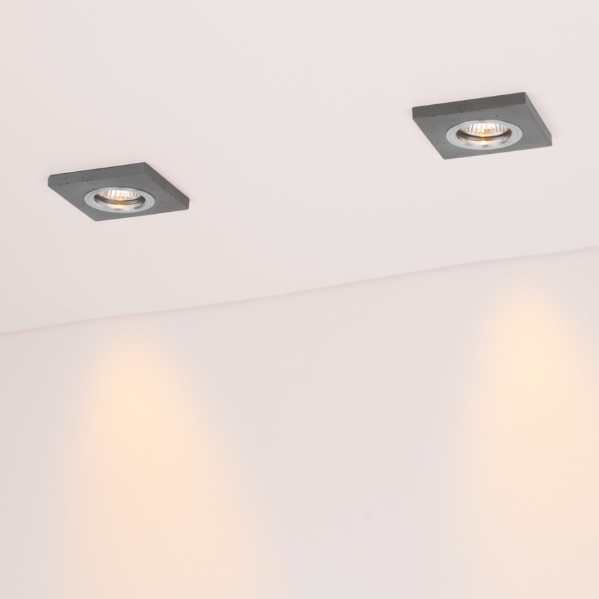 SET 3x LED Recessed light VITAR 1xGU10/5W/230V CRI 90 concrete