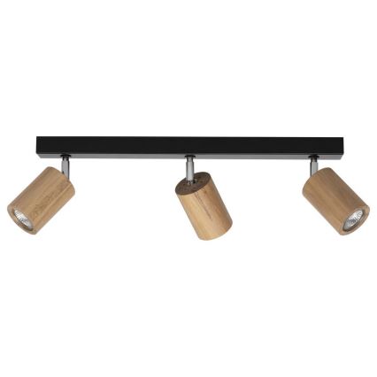 LED Ceiling spotlight MATTI 3xGU10/5W/230V oak - FSC certified