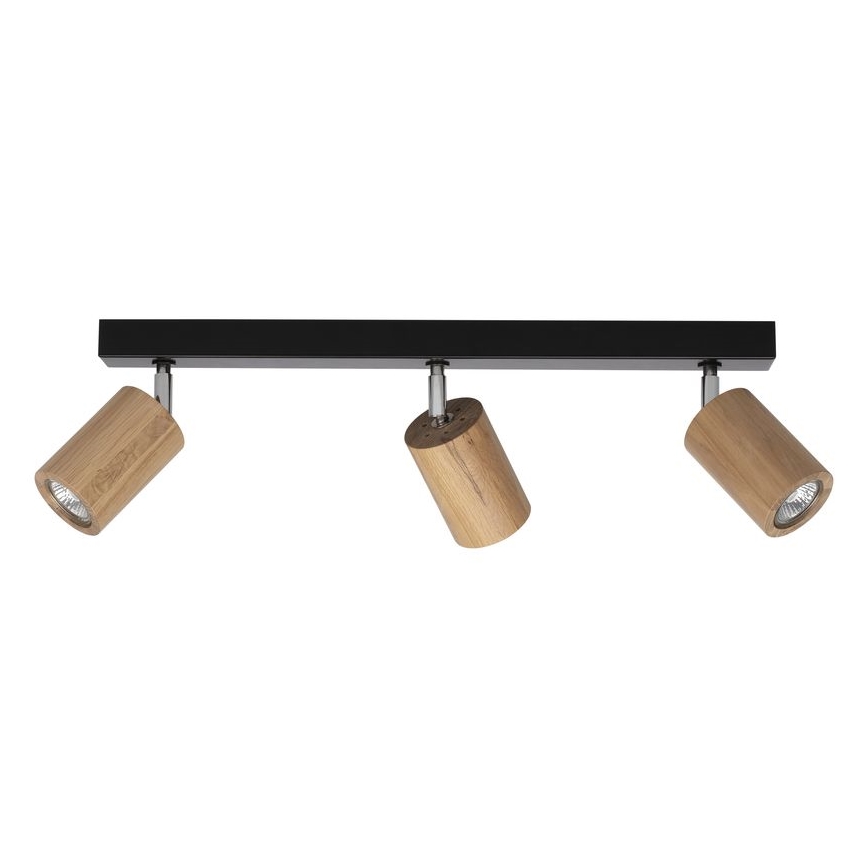 LED Ceiling spotlight MATTI 3xGU10/5W/230V oak - FSC certified