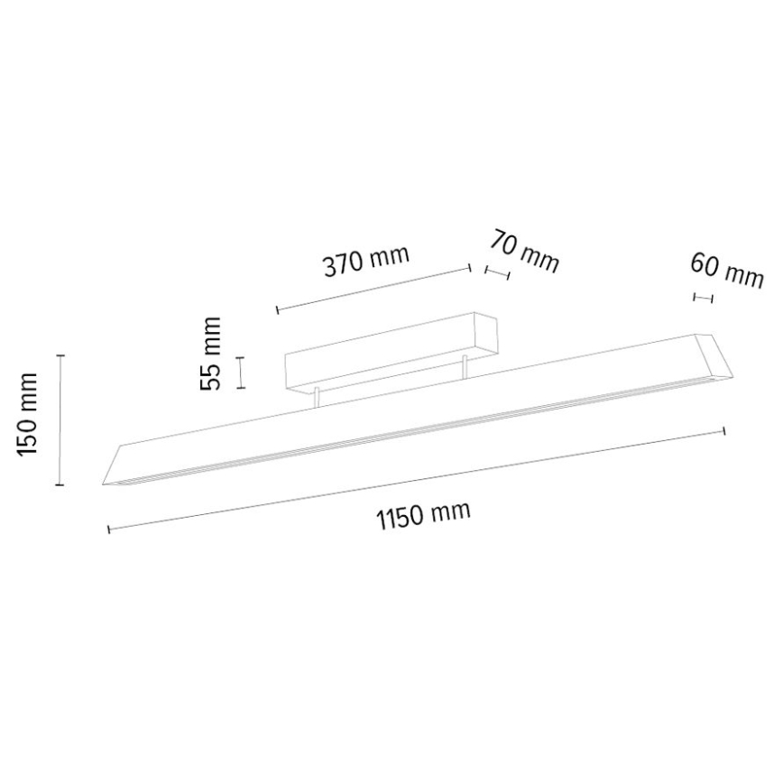 LED Dimmable surface-mounted chandelier DEROTT 3xLED/14W/230V oak – FSC certified