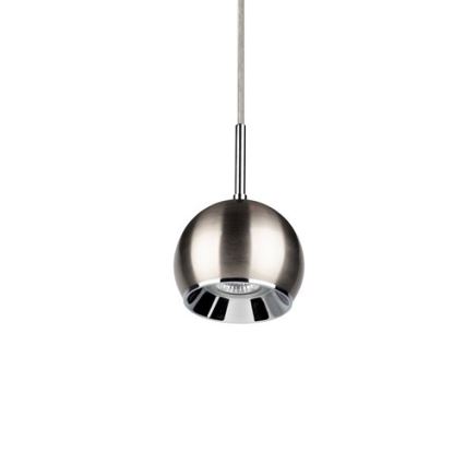 LED Chandelier on a string BALL WOOD 1xGU10/5W/230V matte oak - FSC certified
