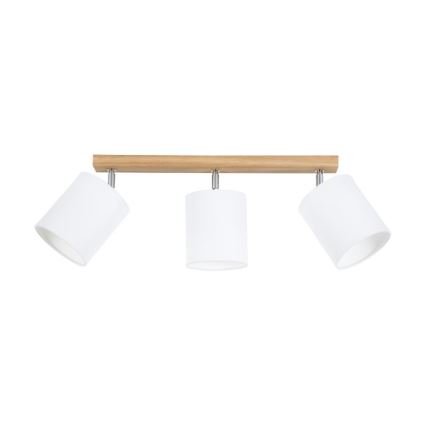 APRILLIA Spotlight 3xE27/25W/230V Oak/White