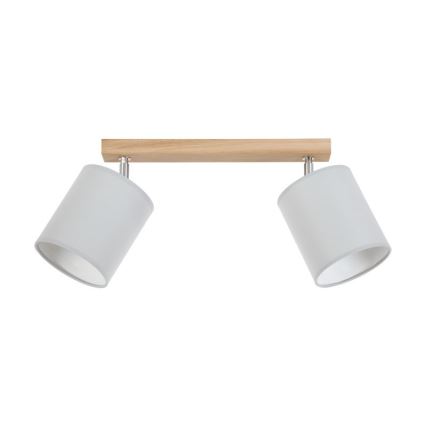 Spotlight APRILLIA 2xE27/25W/230V oak grey - FSC certified