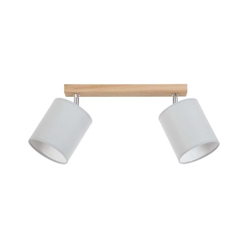 Spotlight APRILLIA 2xE27/25W/230V oak grey - FSC certified