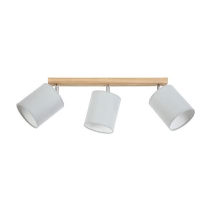 Spotlight APRILLIA 3xE27/25W/230V oak grey - FSC certified