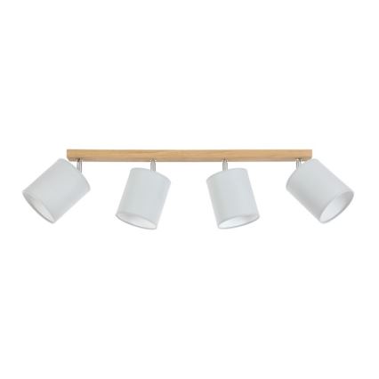 Spotlight APRILLIA 4xE27/25W/230V oak grey - FSC certified