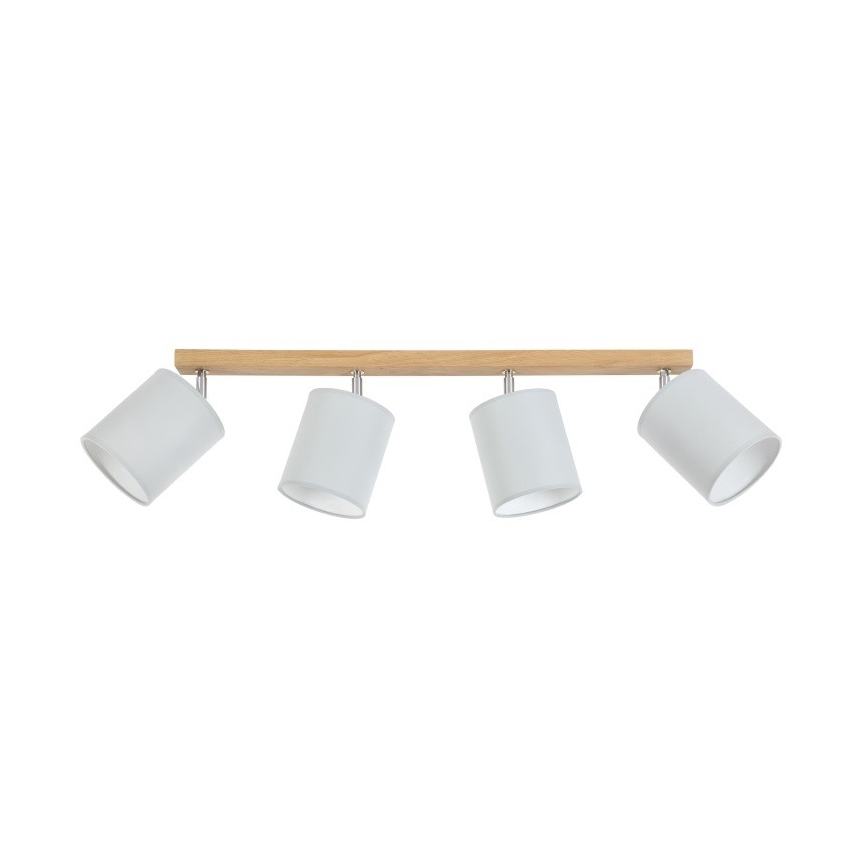 Spotlight APRILLIA 4xE27/25W/230V oak grey - FSC certified