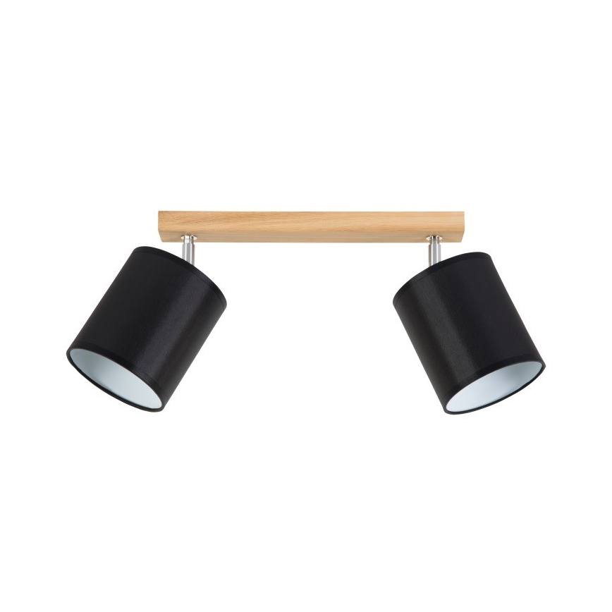 Spotlight APRILLIA 2xE27/25W/230V oak black - FSC certified