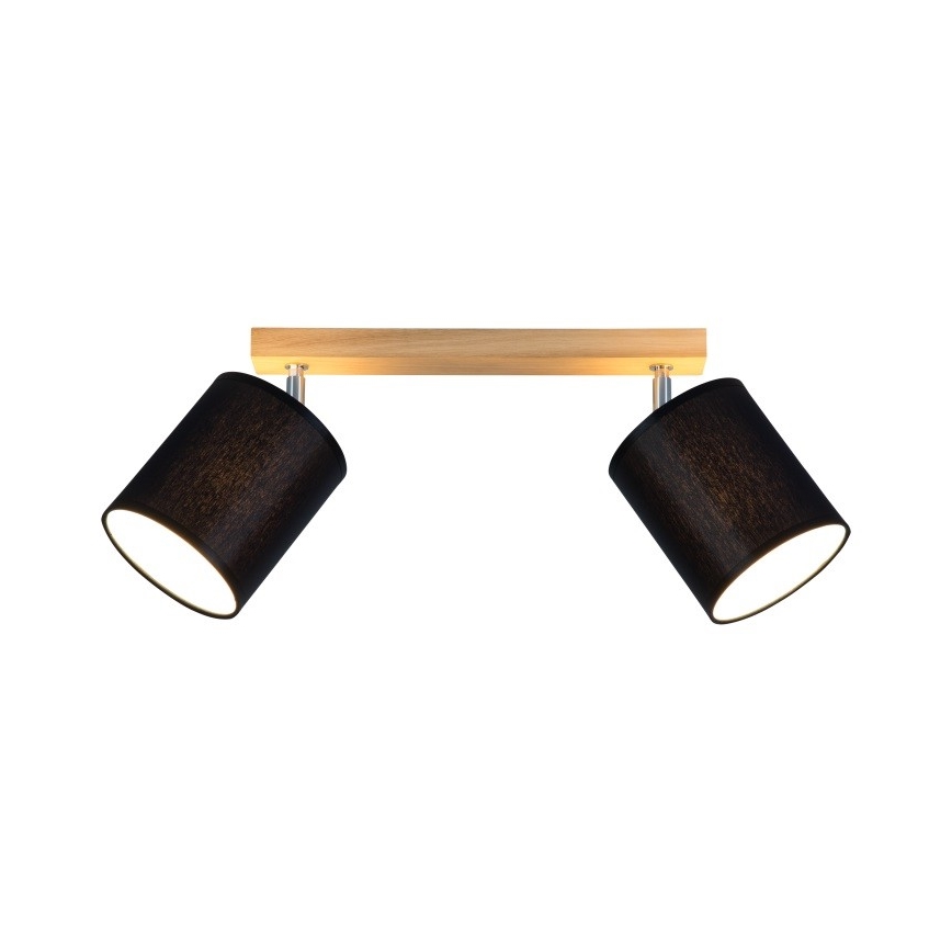Spotlight APRILLIA 2xE27/25W/230V oak black - FSC certified