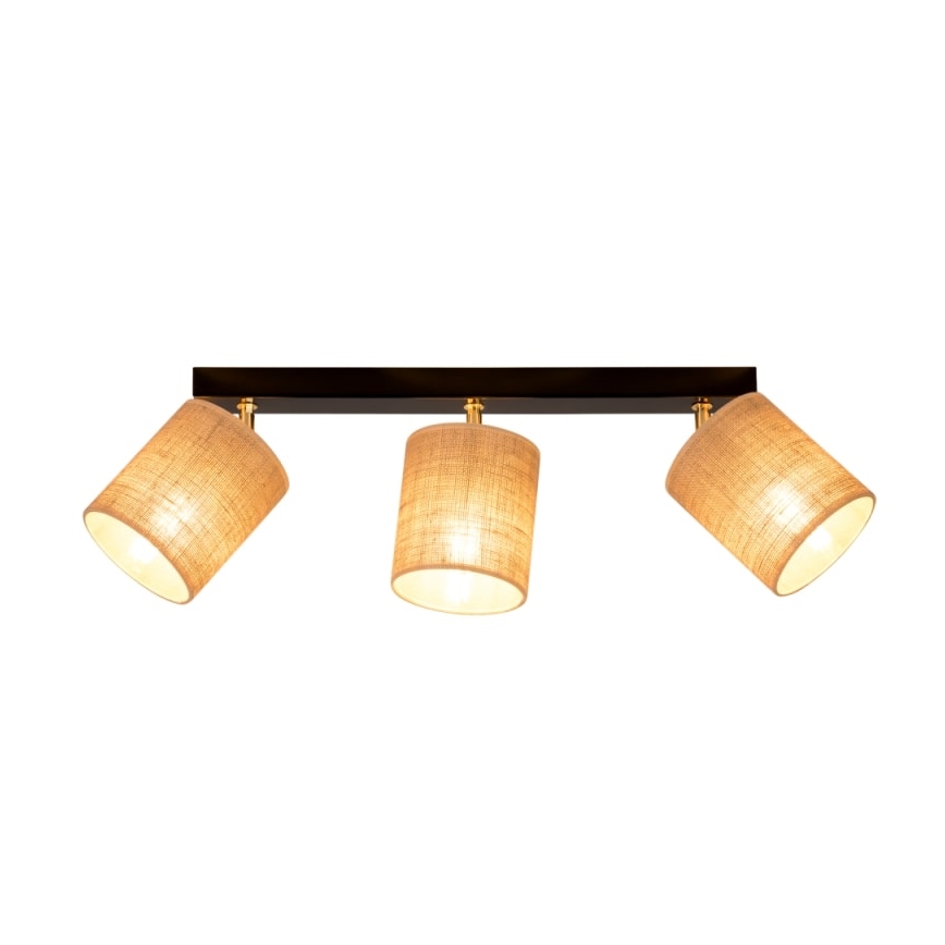 Ceiling spotlight JUTE 3xE27/25W/230V