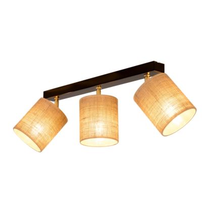 Ceiling spotlight JUTE 3xE27/25W/230V