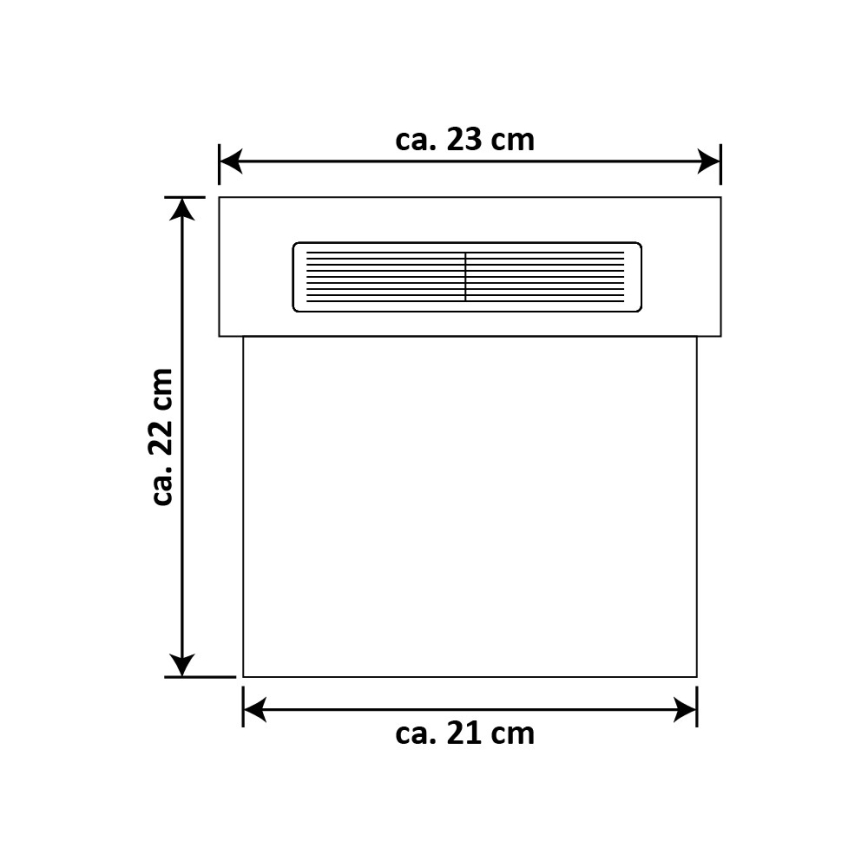 LED Solar house number LED/2x0,07W/2,4V IP44