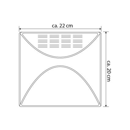 LED Solar house number LED/3x0,1W/2,4V IP44