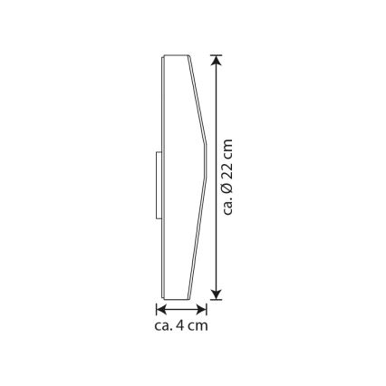 LED Solar house number LED/3x0,1W/2,4V 1200 mAh IP44