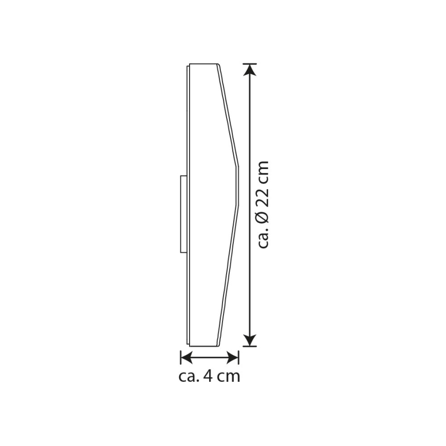 LED Solar house number LED/3x0,1W/2,4V 1200 mAh IP44