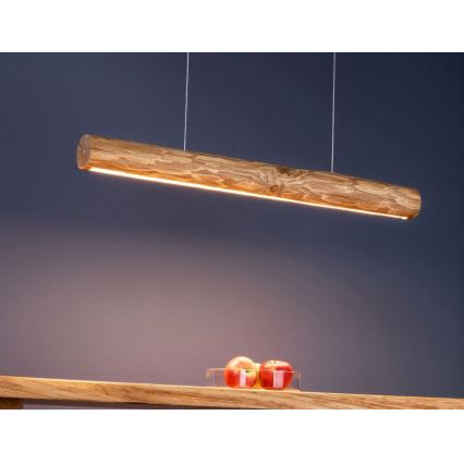 LED Dimmable chandelier on a string LUCAS LED/25,5W/230V pine