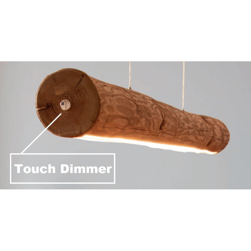 LED Dimmable chandelier on a string LUCAS LED/25,5W/230V pine