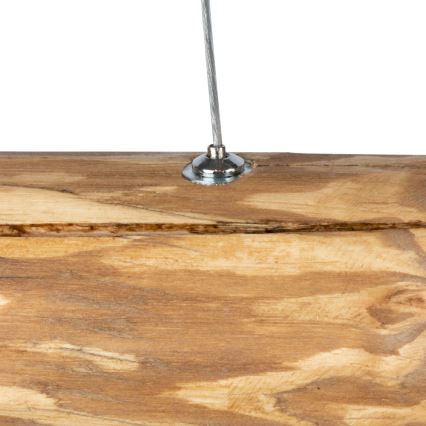 LED Dimmable chandelier on a string LUCAS LED/25,5W/230V pine