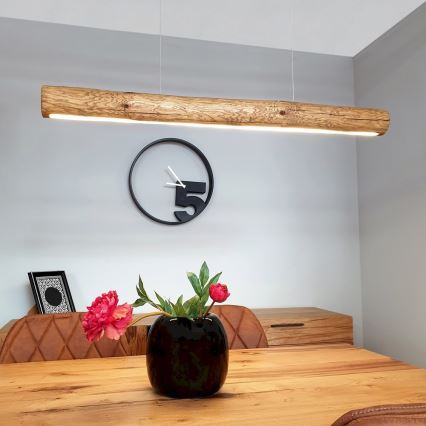 LED Dimmable chandelier on a string LUCAS LED/33W/230V pine