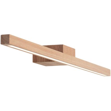 LED Bathroom mirror lighting AQUAVIVA LED/12W/230V 80 cm IP44 oak – FSC certified
