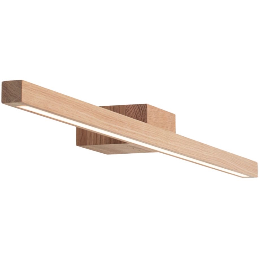 LED Bathroom mirror lighting AQUAVIVA LED/12W/230V 80 cm IP44 oak – FSC certified