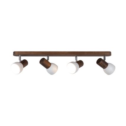 Ceiling spotlight NEL 4xE27/15W/230V pine