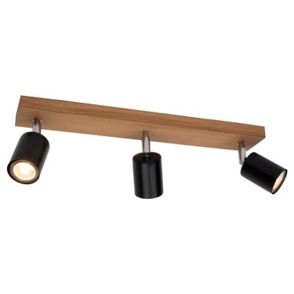 Ceiling spotlight MANARA  3xGU10/5W/230V pine - FSC certified