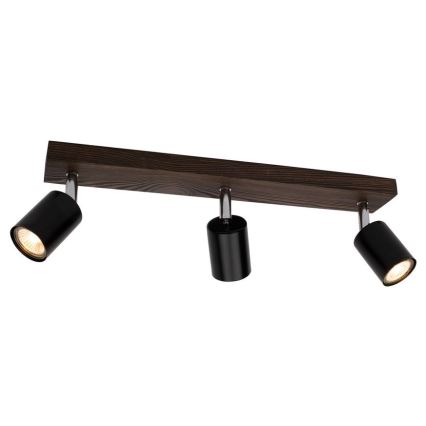 Ceiling spotlight MANARA  3xGU10/5W/230V pine - FSC certified