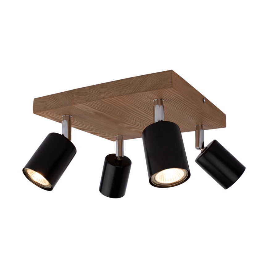 Ceiling spotlight MANARA 4xGU10/5W/230V pine - FSC certified