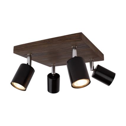 Ceiling spotlight MANARA 4xGU10/5W/230V pine - FSC certified