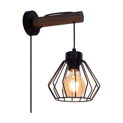 Wall lamp MUG 1xE27/15W/230V pine