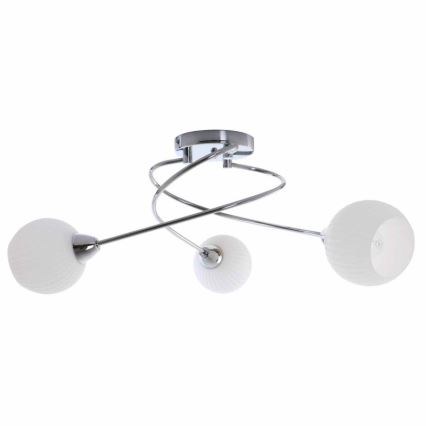 Replacement lampshade for chandelier PAVIA d. 13,5 cm white