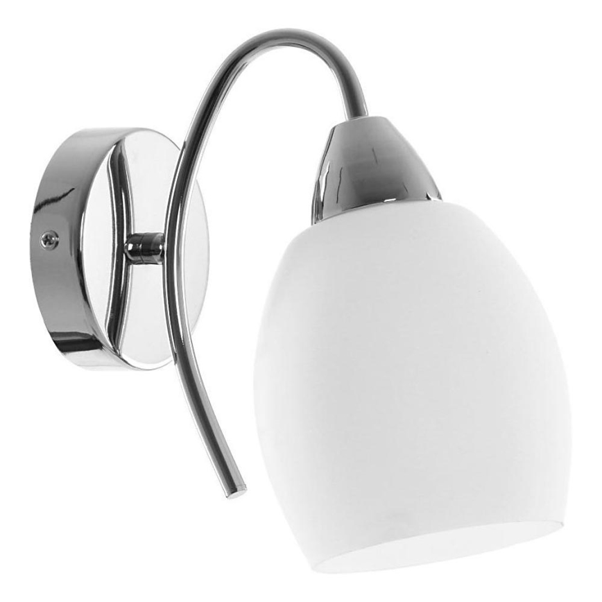 Replacement lampshade for chandelier and wall lamp PISA E27 d. 12 cm white