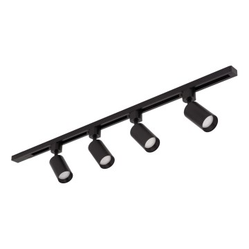 Spot Light in TRACER Track System 4xGU10/10W/230V 1 m Black