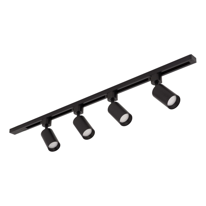 Spot Light in TRACER Track System 4xGU10/10W/230V 1 m Black