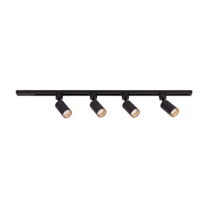 Spot Light in TRACER Track System 4xGU10/10W/230V 1 m Black