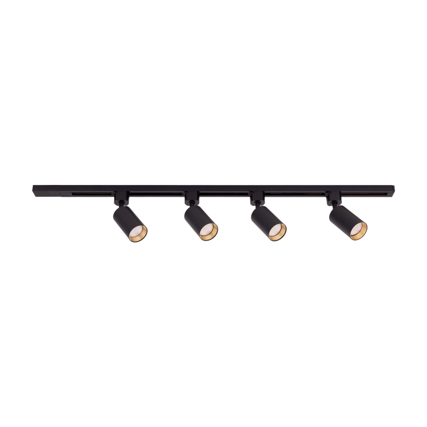 Spot Light in TRACER Track System 4xGU10/10W/230V 1 m Black
