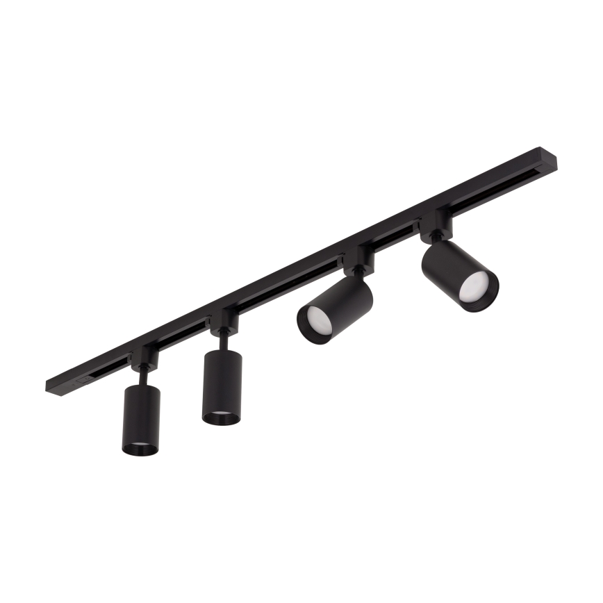 Spot Light in TRACER Track System 4xGU10/10W/230V 1 m Black