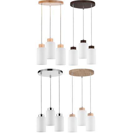 Replacement lampshade for chandelier  BOSCO E27 d. 9,5 cm white