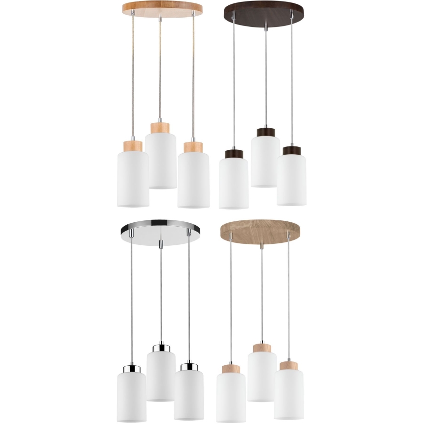 Replacement lampshade for chandelier  BOSCO E27 d. 9,5 cm white