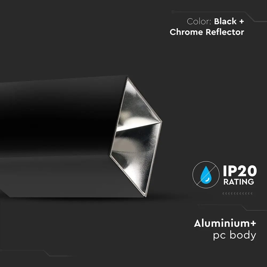 Spotlight 1xGU10/35W/230V black/silver