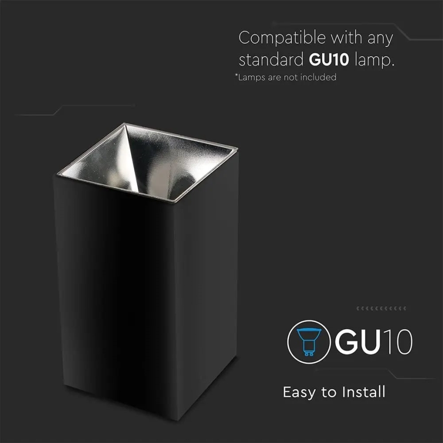 Spotlight 1xGU10/35W/230V black/silver