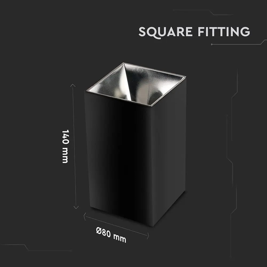 Spotlight 1xGU10/35W/230V black/silver