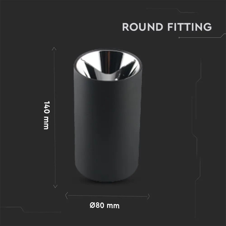 Spotlight 1xGU10/35W/230V black/silver