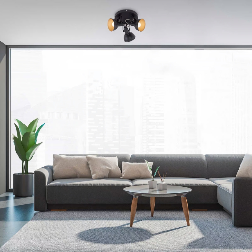 Spotlight 3xE14/40W/230V black